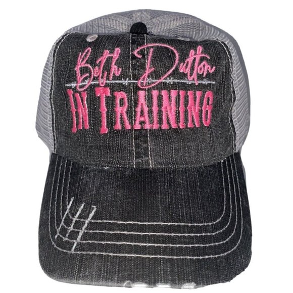 Unknown Accessories - Yellowstone Beth Dutton Ranch Inspired Beth Dutton In Training Embroidered Hat